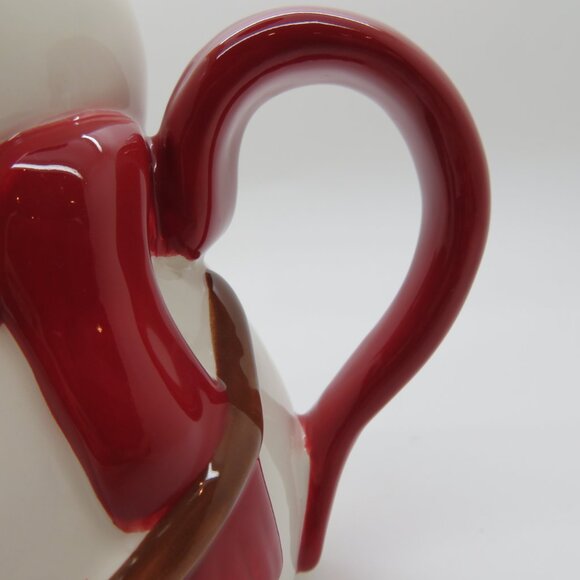 Christmas 12 oz Ceramic Snowman Tea Coffee Mug Cup Starbucks Holiday 2006 Lid - Picture 4 of 16